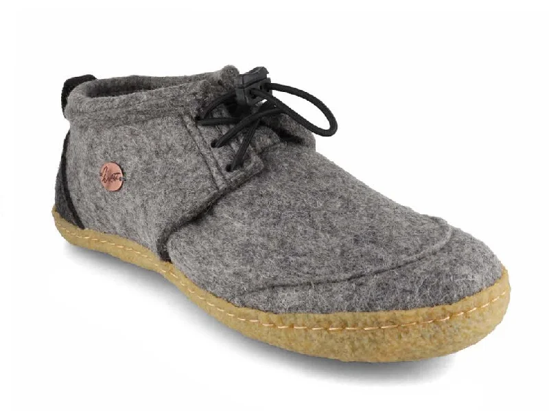 Waterproof Sports Shoes WoolFit® Barefoot Slippers Nomad, light gray