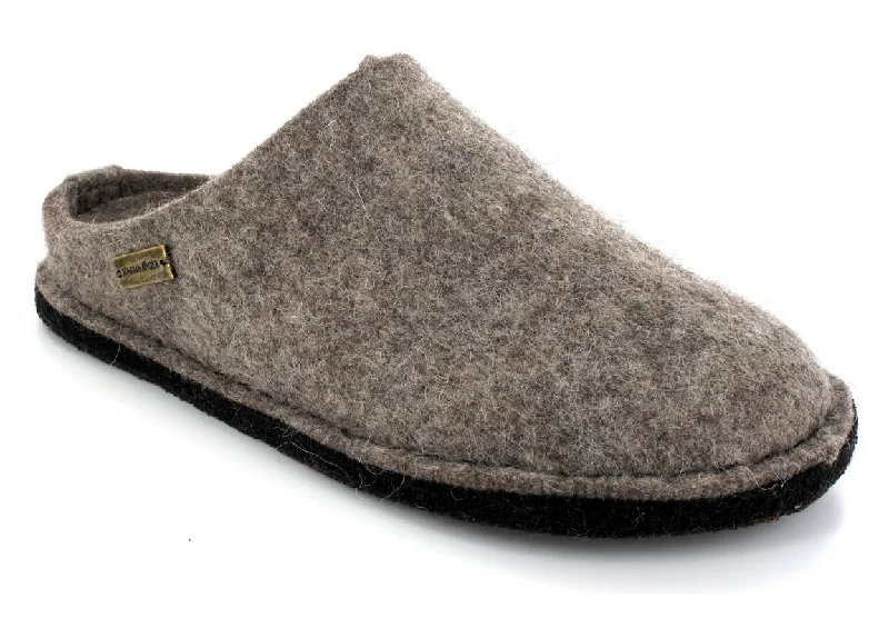 Comfortable Formal Footwear HAFLINGER® Felt Slippers with Arch Support Flair Soft, turf