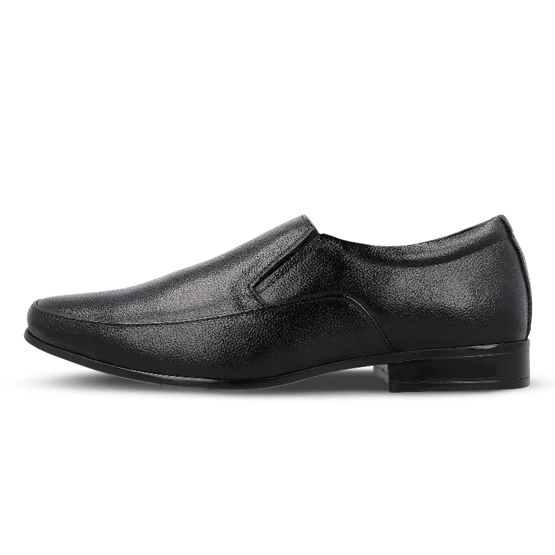 Comfortable Hiking Sandals JOHN TAYLOR Men's Leather Formal Shoe - JT97510 Black
