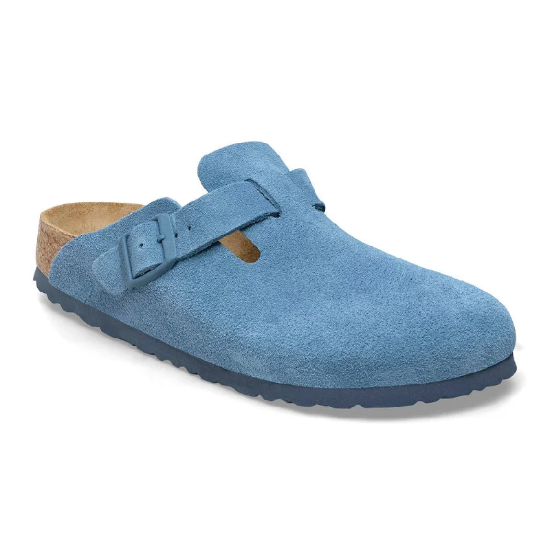 Trendy Walking Boots Birkenstock Boston Soft Footbed - Suede
