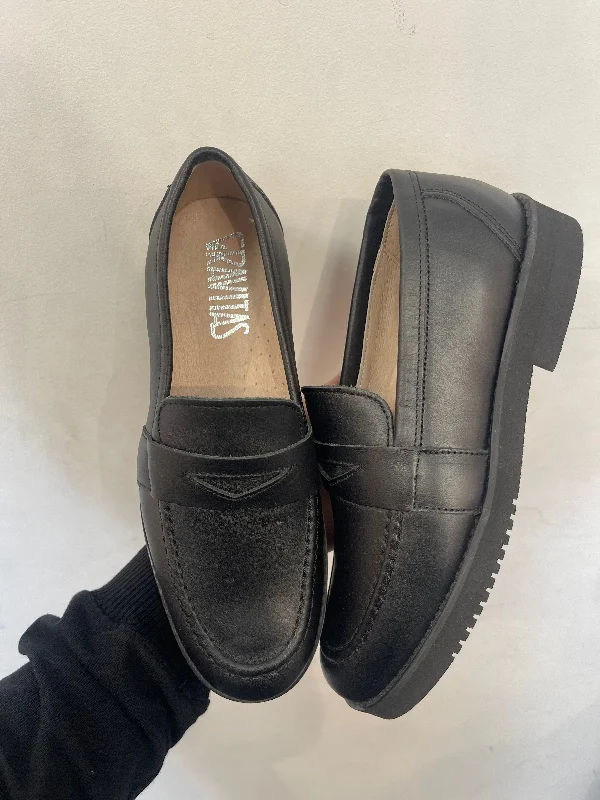 Elegant Wedding Shoes Gravitas Black Penny Loafer