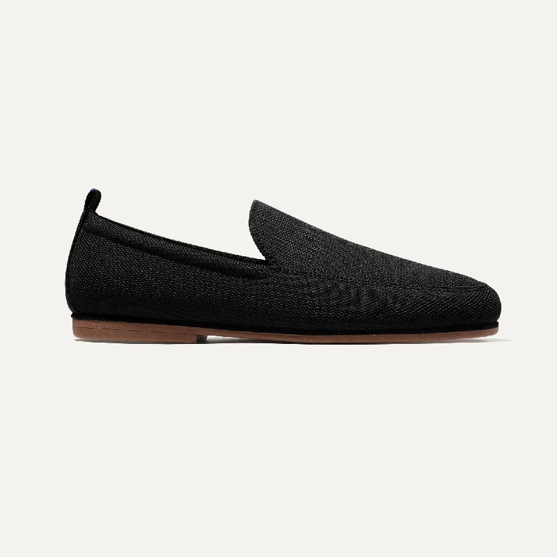 Comfortable Winter Sandals The Ravello Loafer - Stone Black