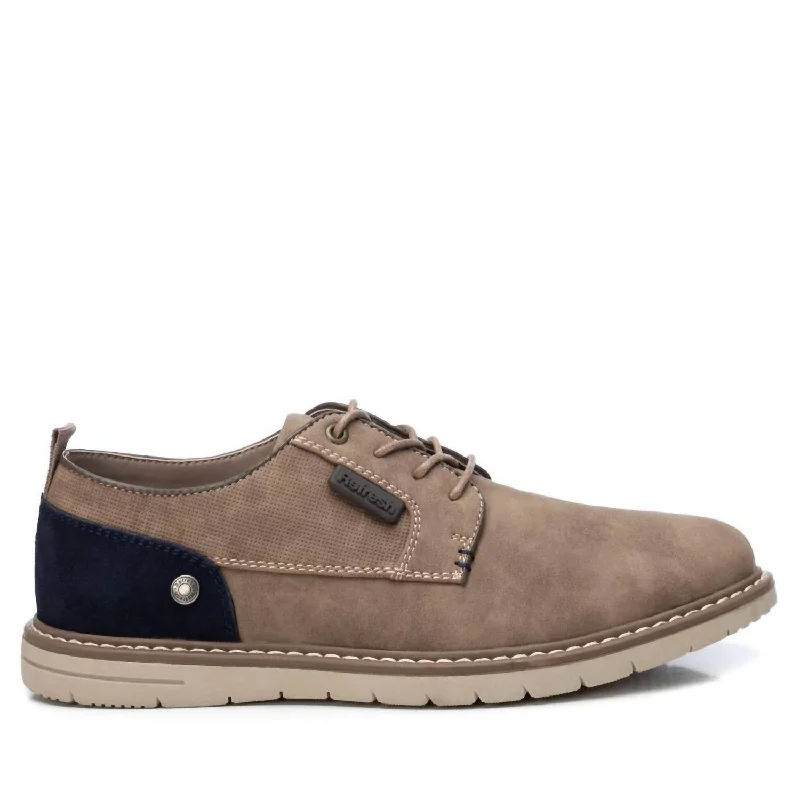 Comfortable Formal Footwear Men's Oxfords Shoes Jan In Dark Beige