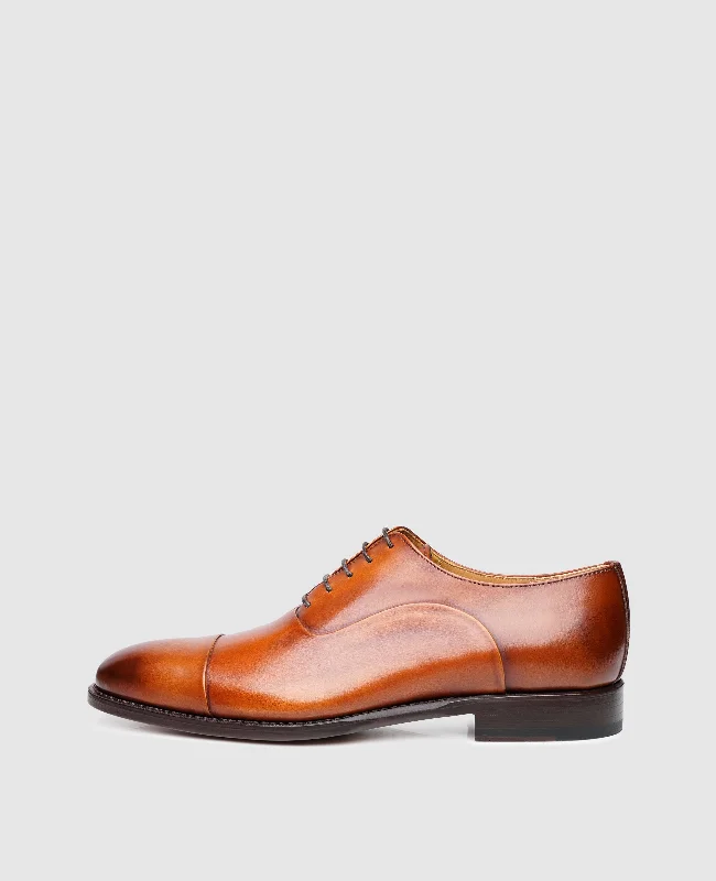 Stylish Platform Boots No. 5224 - Whiskey