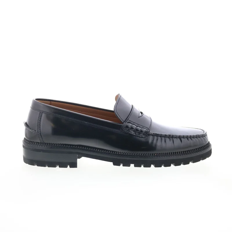 Lightweight Snow Boots Johnston & Murphy Donnell Penny Mens Black Loafers & Slip Ons Penny Shoes