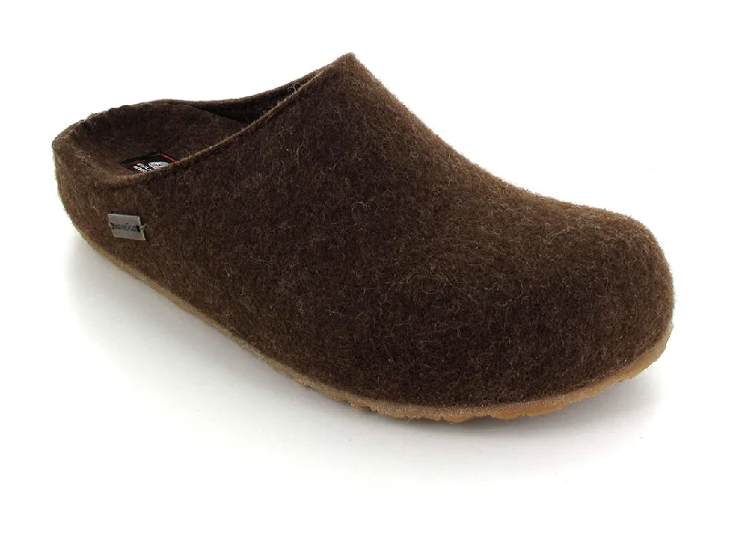 Waterproof Loafers HAFLINGER GZ Wool Felt Clogs Grizzly Michel