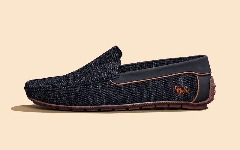 Durable Snow Boots The Weave Loafers : Black