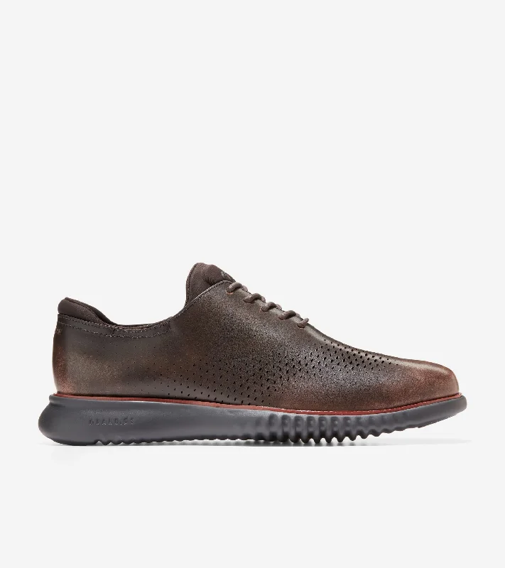 Waterproof Sports Shoes Տղամարդու 2.ZERØGRAND Lined Laser Wingtip Օքսֆորդ