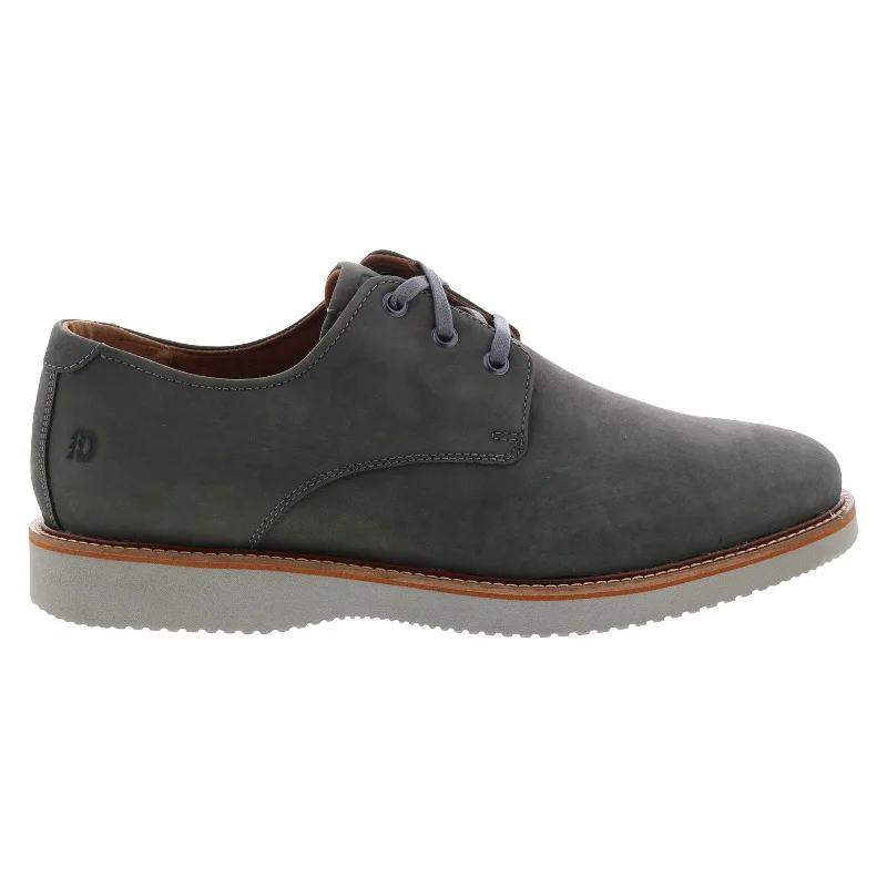Comfortable Heeled Shoes Dunham Clyde Plain Toe CH9102 Mens Gray Extra Wide Oxfords Plain Toe Shoes