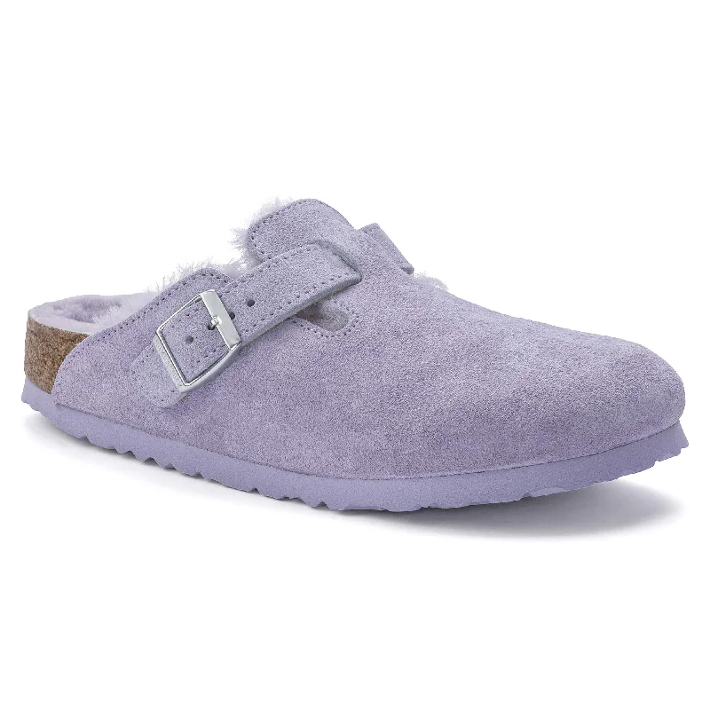 Luxury Running Shoes Boston Suede Leather/ Shearling