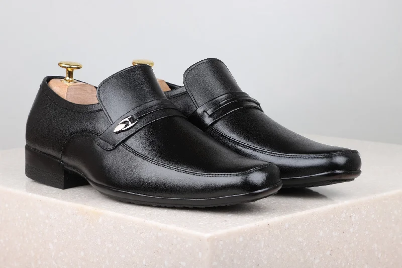 Casual Sports Footwear Formal Slippons_Black