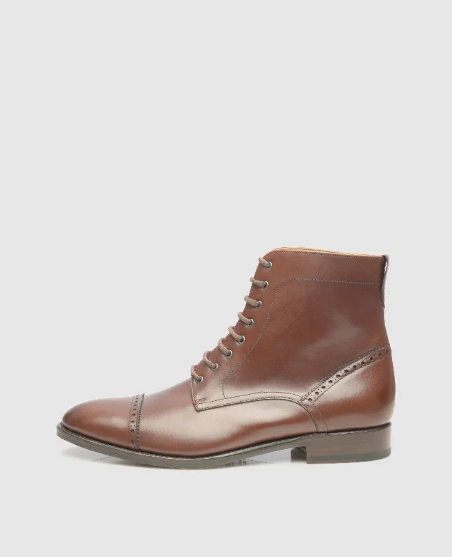 Warm Hiking Boots No. 631 - Dark Brown