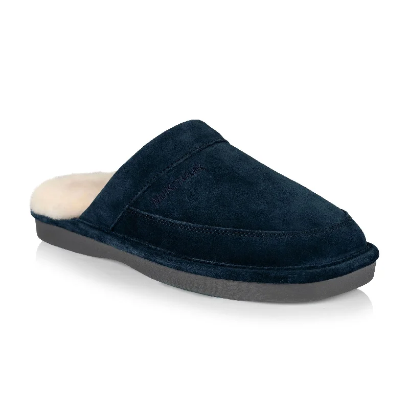 Casual Snow Shoes Spencer men's slipper (Navy Blue)