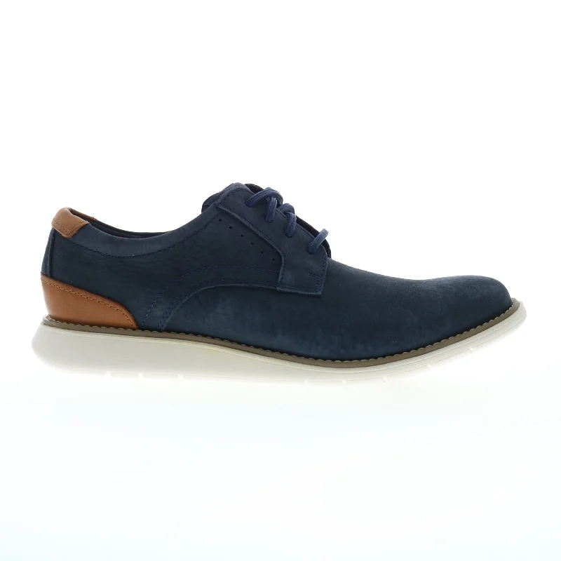 Chic High Heels Collection Rockport Total Motion Craft Plain Toe Mens Blue Oxfords Plain Toe Shoes