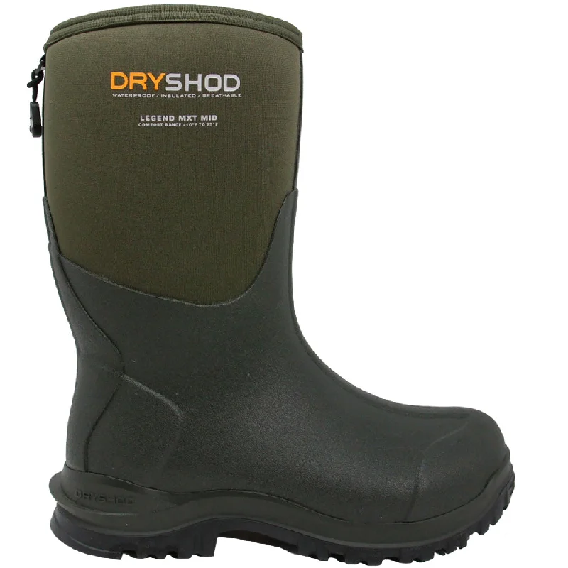 Slip-On Winter Shoes Legend MXT Round Toe Mid Pull on Rain Boots