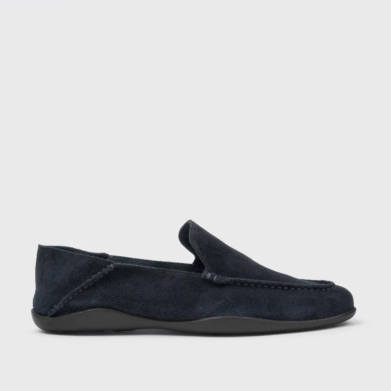 Trendy Casual Sandals Pierre Collapsible Suede Midnight