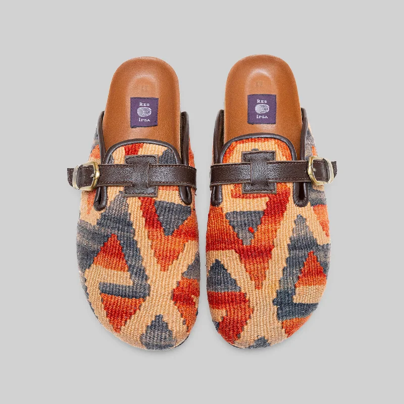 Stylish High Heel Sandals Men's Kilim Clog Size 11
