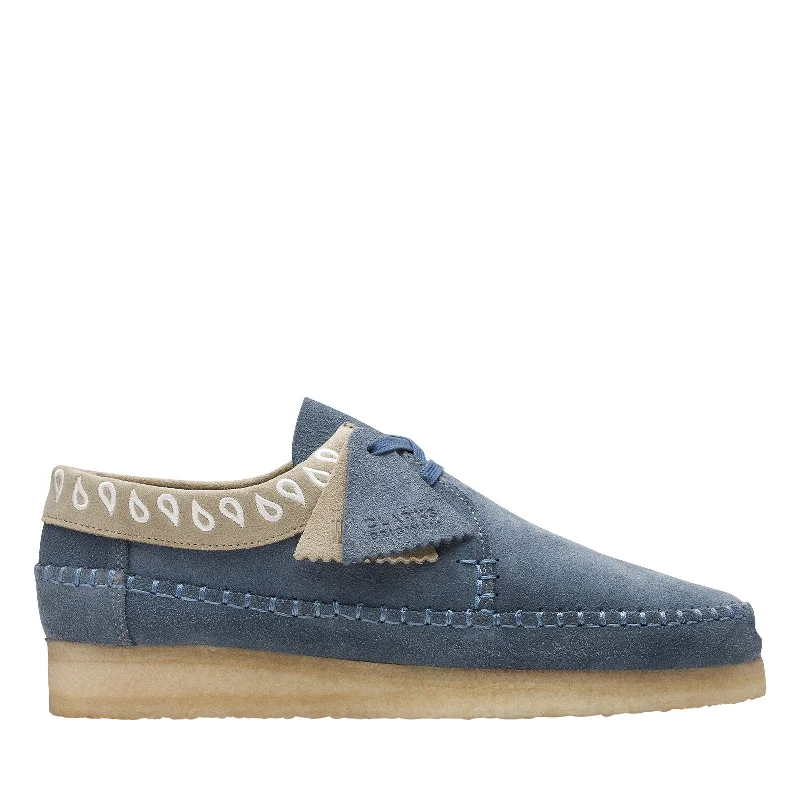 Outdoor Work Boots Clarks Weaver 26170095 Mens Blue Oxfords & Lace Ups Casual Shoes Outdoor Work Boots Clarks Weaver 26170095 Mens Blue Oxfords & Lace Ups Casual Shoes