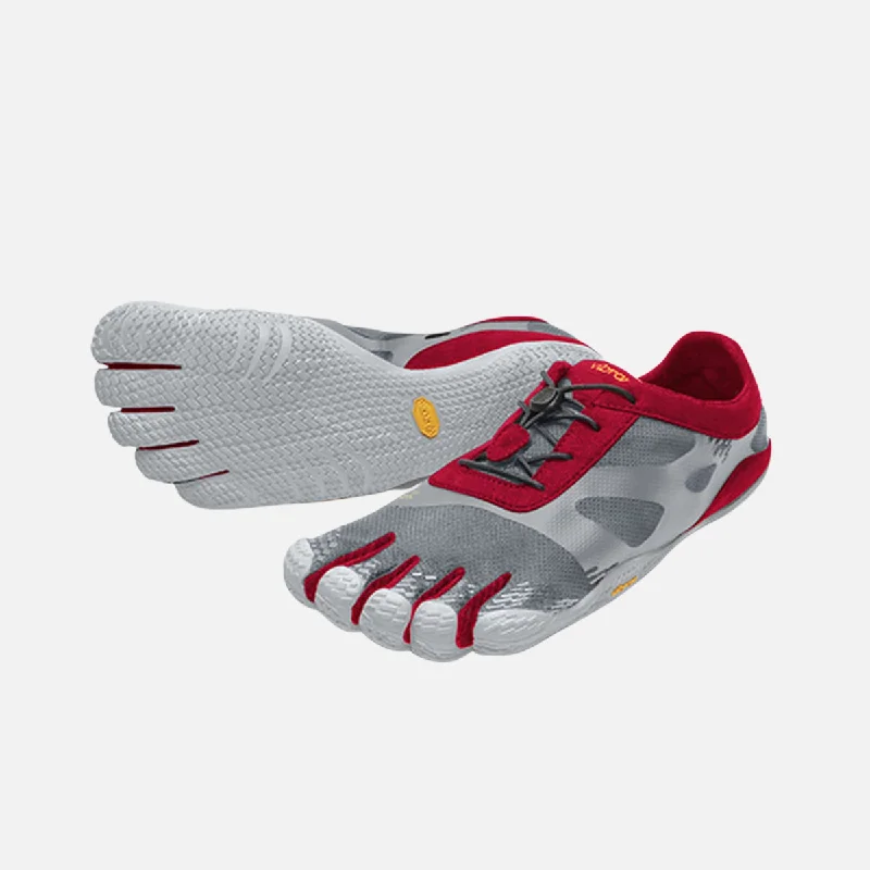 Stylish Platform Boots Vibram Kso Evo Mens Barefoot Training Footwear (Grey-Red)