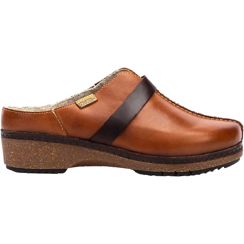 Comfortable Heeled Shoes Women's Pikolinos Granada W0W-3590C1 Brandy Leather