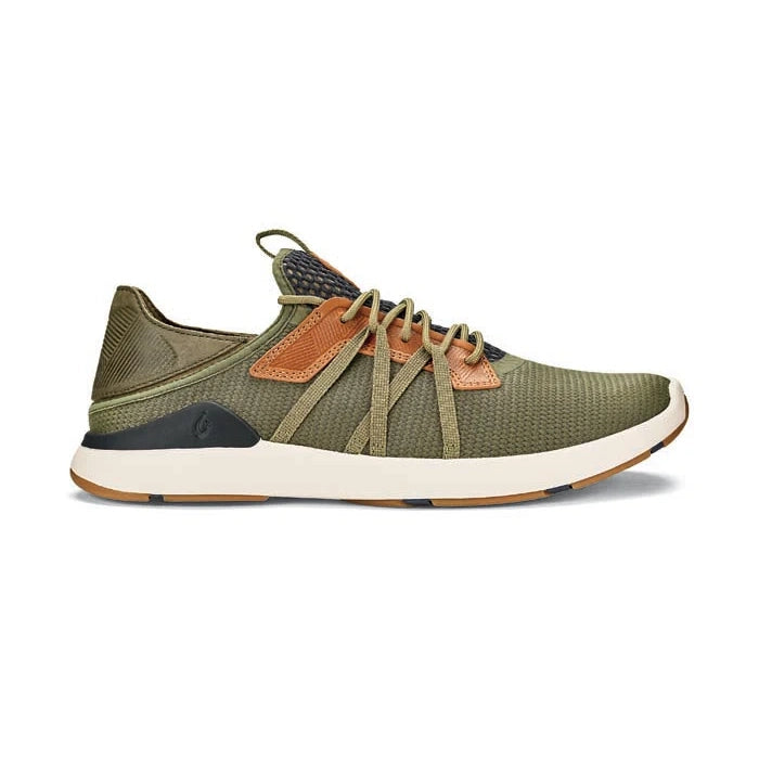 Stylish Running Footwear Mens Olukai Mio Li in Hunter/Lava Rock