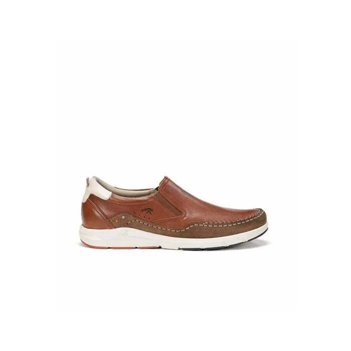 Casual Winter Shoes Mens Fluchos Kai Slip On in Cuero