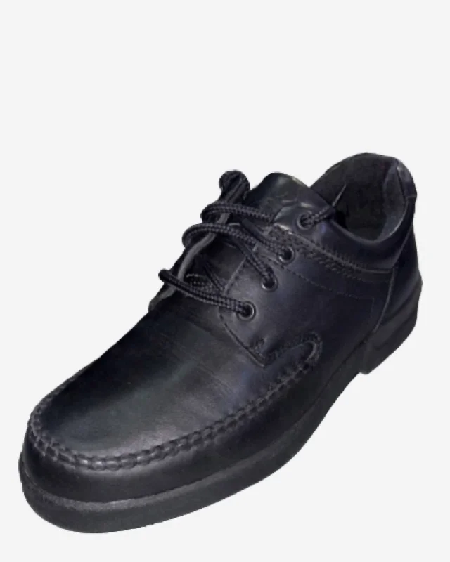 Comfortable Hiking Footwear Men's Spokane Oxford Shoes In Black