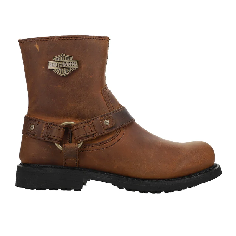 Vintage Boots Collection Scout Round Toe Zippered Motorcycle Boots