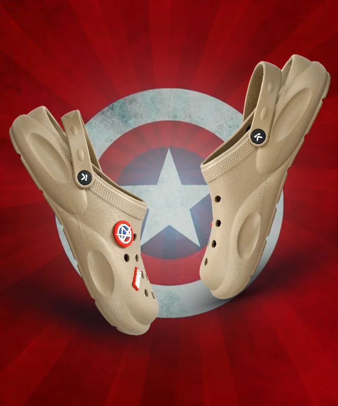 Comfortable Flip Flops Marvel Captain America EVMK10923G Men's Casual Grey Clogs | Stylish Waterproof, Lightweight, Comfortable Clogs for Men with Durable Sole | Ideal for Outdoor Use Comfortable Flip Flops Marvel Captain America EVMK10923G Men's Casual Grey Clogs | Stylish Waterproof, Lightweight, Comfortable Clogs for Men with Durable Sole | Ideal for Outdoor Use