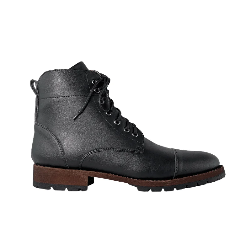 Running Shoes For Sale 'New Crusoe' men's vegan boot by Zette Shoes - black
