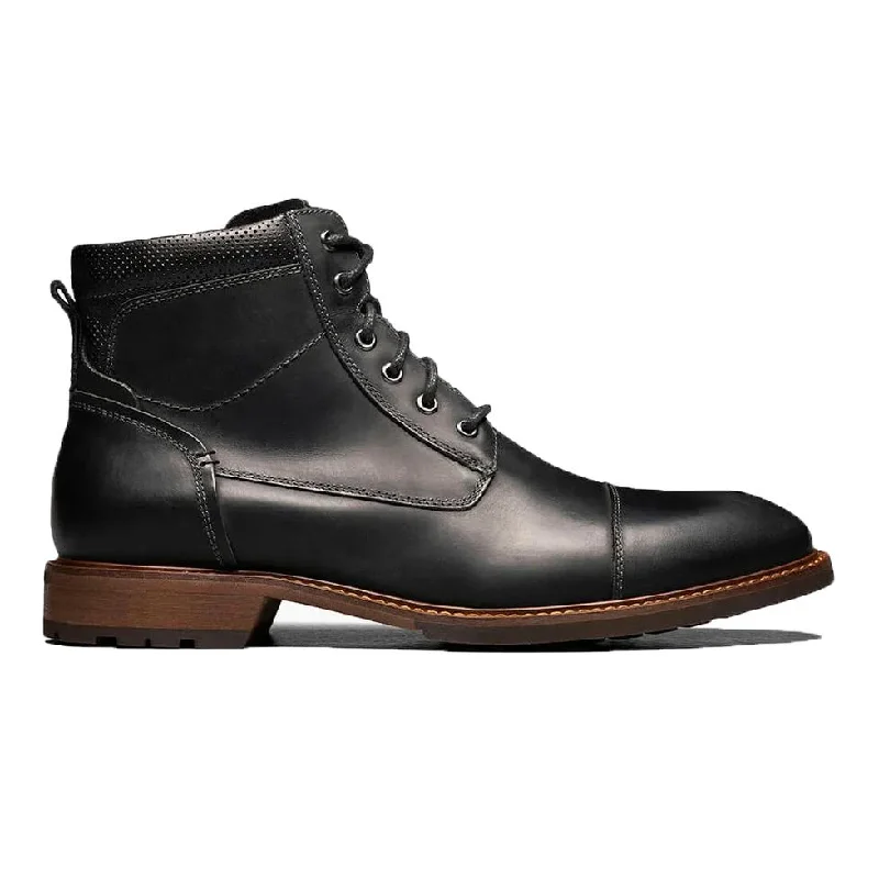Formal Sports Shoes Florsheim Men's Lodge Cap Boot Black