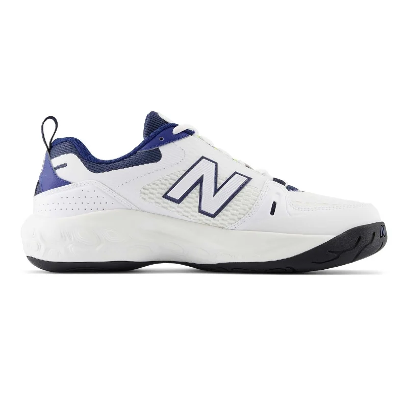 Durable Running Sandals New Balance Men's Fresh Foam MC1007WT White/Navy