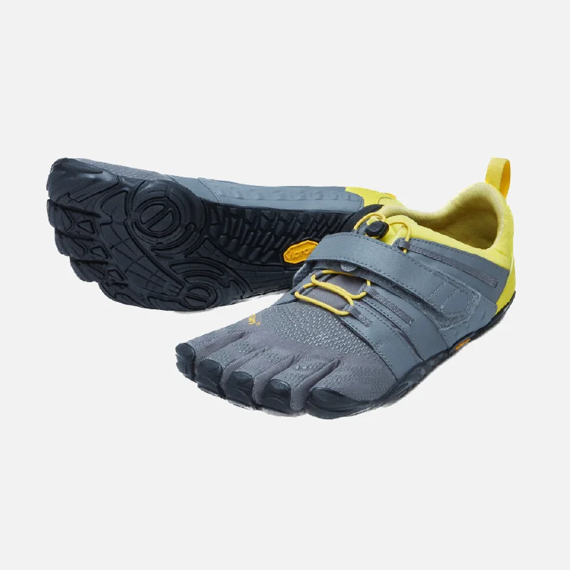 Best Dress Shoes Vibram V-Train 2.0 Mens Gym Shoes -Grey/Lime/Black