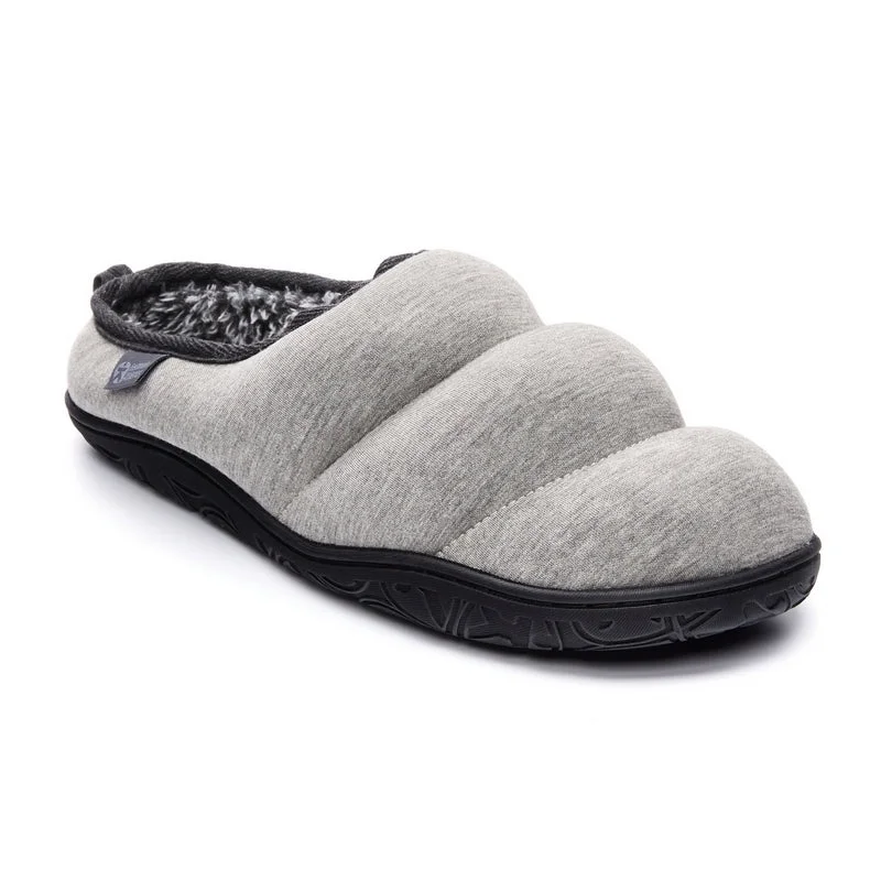 Luxury Sandals For Sale Matt - Jersey Puffa Mule Slipper - Grey Marl