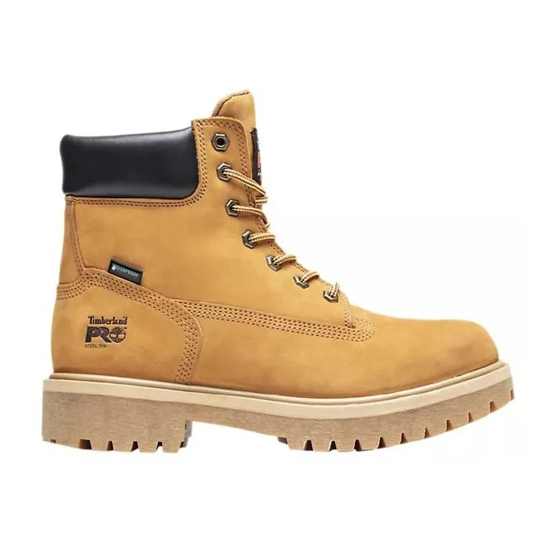 Classic Hiking Boots Timberland Men's 65016 PRO速 Direct Attach 6"  Wheat Steel Toe Waterproof