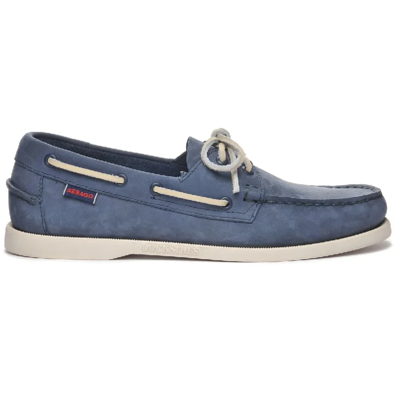 Stylish Winter Footwear Docksides Portland Nubuck - Navy Blue