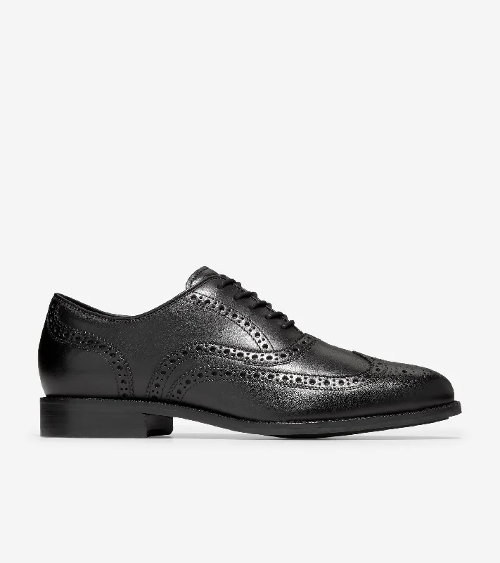 High Fashion Work Boots Տղամարդու Broadway Wingtip Օքսֆորդ