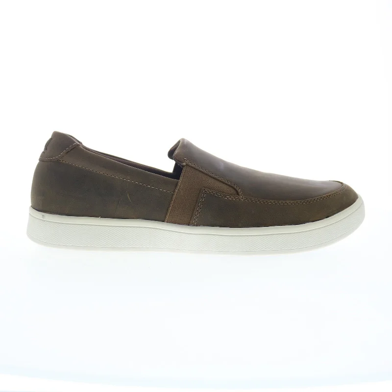 Breathable Sports Shoes Drew Jump 43949-6f Mens Brown Wide Leather Loafers & Slip Ons Casual Shoes