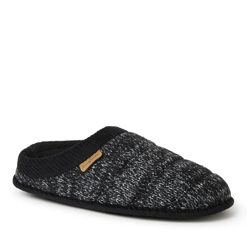 Sporty Casual Sneakers Dearfoams Mens Asher Marled Knit Clog