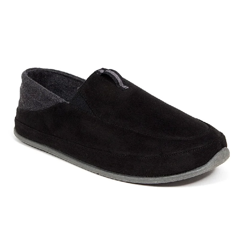 Durable Snow Boots Campo Unisex Slipper in Black/Dark Grey