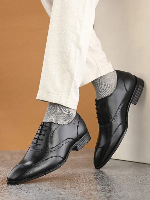 Trendy High Top Sneakers Alberto Torresi Genuine Leather Black Laceup Formal Shoes Oxford For Men