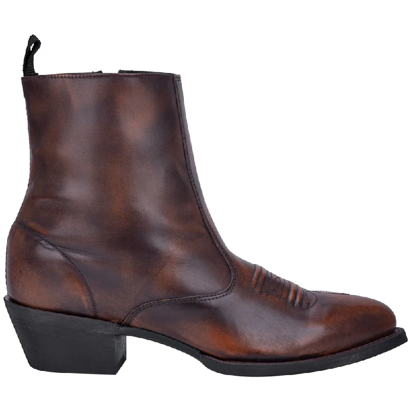 High Fashion Footwear Fletcher Pointed Toe Zippered Boots