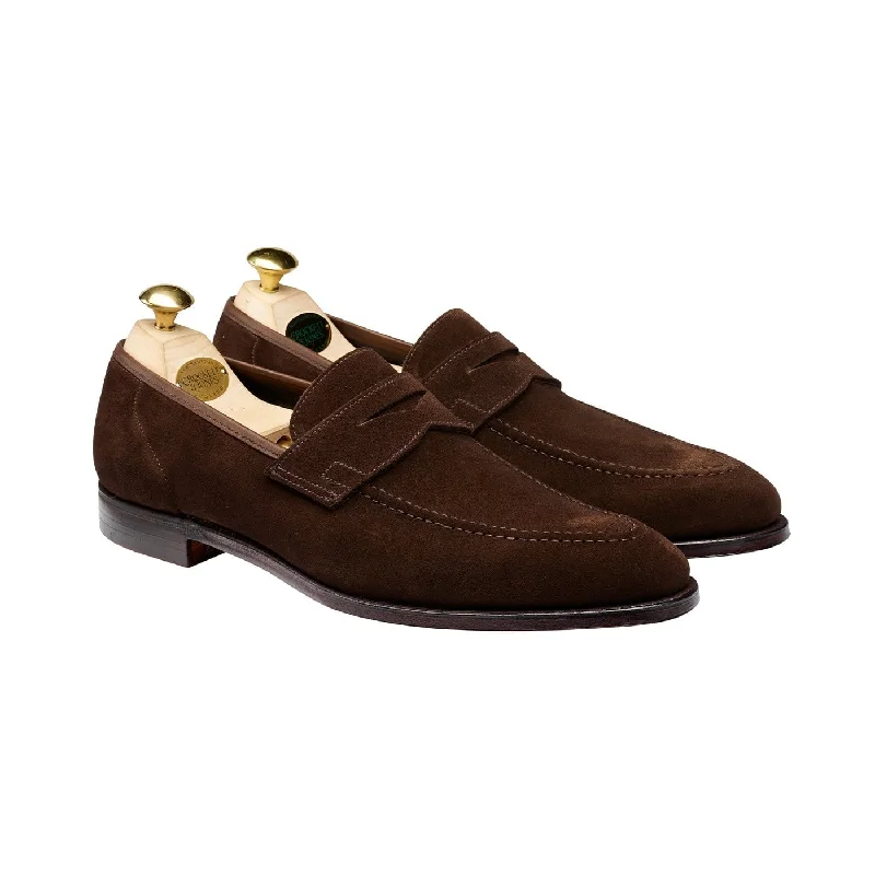 Casual Running Sneakers Teign Dark Brown Suede