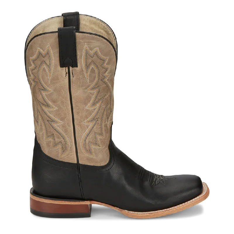 Luxury Hiking Shoes Luciano Wide Square Toe Cowboy Boots