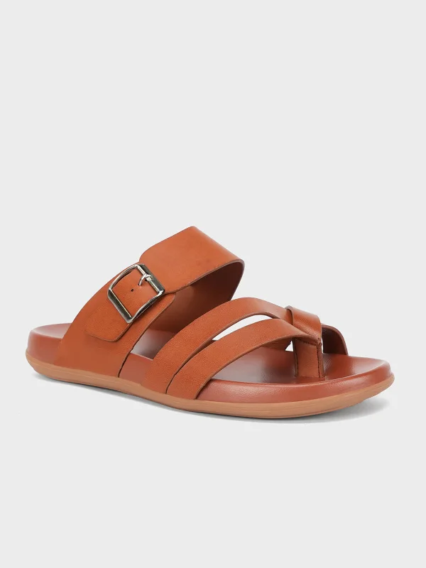 Comfortable Winter Sandals Mens "ARENDS" Casual Thong Buckled Slippers
