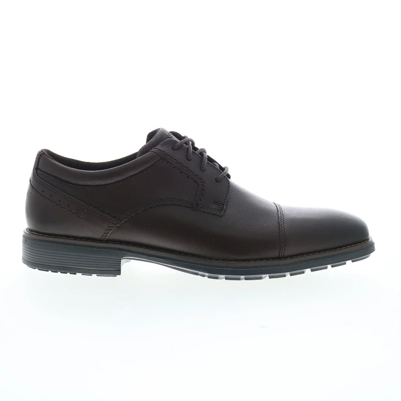 Cozy Casual Shoes Rockport Total Motion Next Gen Cap Toe Mens Brown Wide Oxfords Cap Toe Shoes
