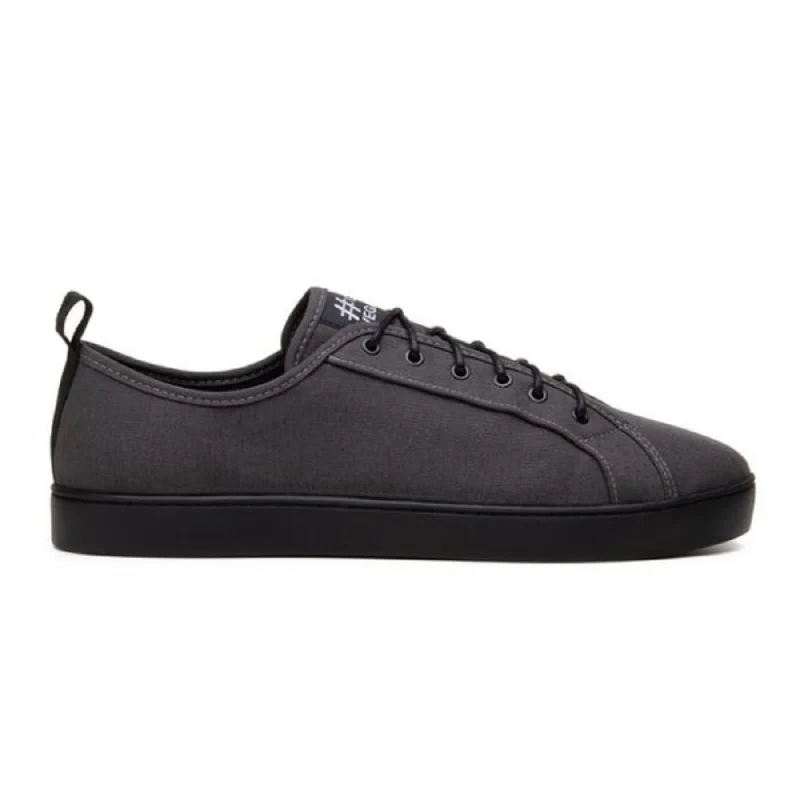 High Fashion Footwear 'Wave Freedom' unisex canvas classic #Go Vegan sneaker by Ahimsa - Lead