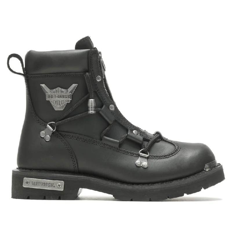 Comfortable Hiking Footwear Brake Light Round Toe Motorcycle Boots