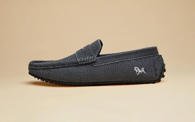 Sporty Casual Shoes ReLive Knit Loafers : Dark Grey (LIMITED EDITION)