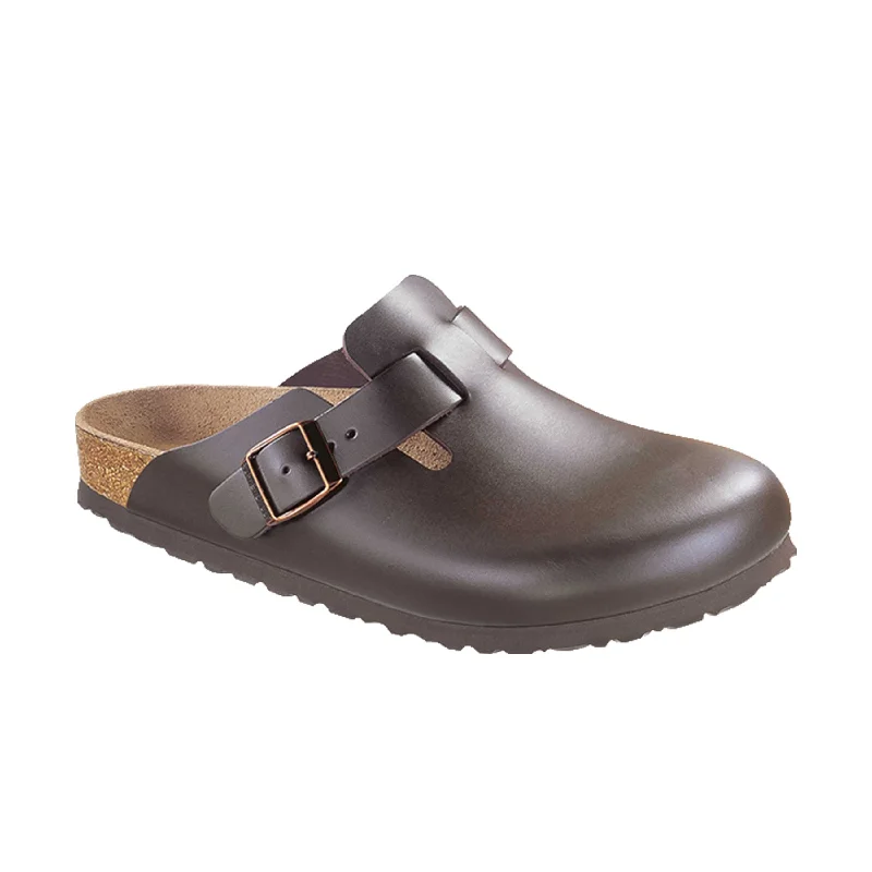 Luxury Leather Sneakers Boston Dark Brown Smooth Leather